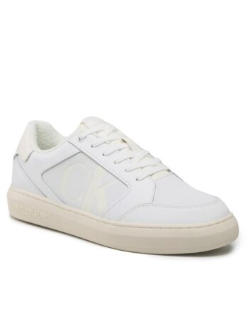 Calvin Klein Jeans Sneakers Casual Cupsole Lth-Pu Mono YM0YM00573 Alb