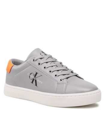 Calvin Klein Jeans Sneakers Classic Cupsole Laceup Low Lth YM0YM00491 Gri