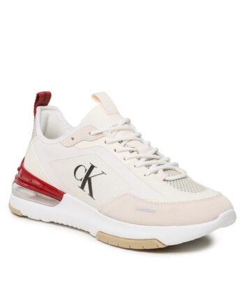 Calvin Klein Jeans Sneakers Sporty Runner Comfair Xray YM0YM00630 Écru
