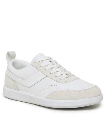 Calvin Klein Sneakers Low Top Lace Up Lth Mix HM0HM00851 Alb