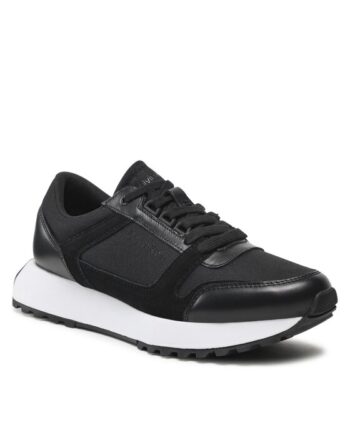 Calvin Klein Sneakers Low Top Lace Up Mix New HM0HM00926 Negru