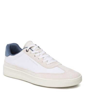 Tommy Hilfiger Sneakers Court Sneaker Mix Cup FM0FM04484 Alb