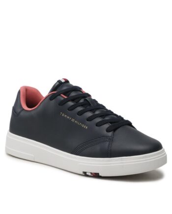 Tommy Hilfiger Sneakers Elevated Rbw Cupsole Leather FM0FM04487 Bleumarin