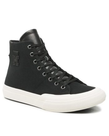 Tommy Hilfiger Sneakers Th Hi Vulc Premium Bananatex FM0FM04572 Negru