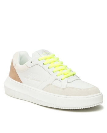 Calvin Klein Jeans Sneakers Chunky Cupsole Fluo Contrast YW0YW00925 Alb