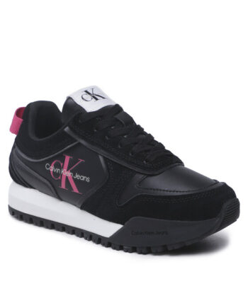 Calvin Klein Jeans Sneakers Toothy Runner Irregular Lines W YW0YW00934 Negru