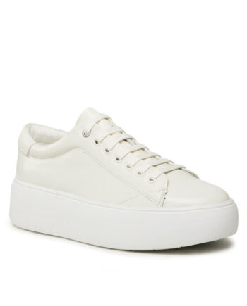 Calvin Klein Sneakers Bubble Cupsole Lace Up HW0HW01432 Alb