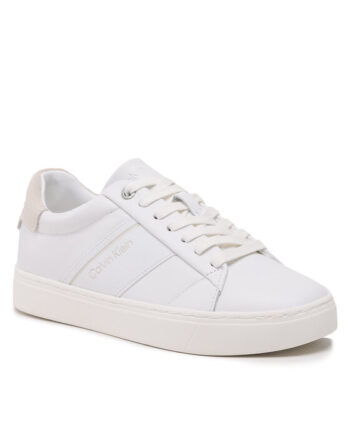 Calvin Klein Sneakers Clean Cupsole Lace Up-He HW0HW01415 Alb