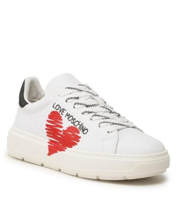 LOVE MOSCHINO Sneakers JA15394G1GIA110A Alb