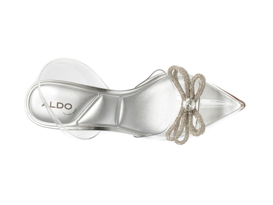 Comandă Încălțăminte Damă, la Reducere  Pantofi ALDO argintii, EUNOIA040, din pvc Branduri de top ✓