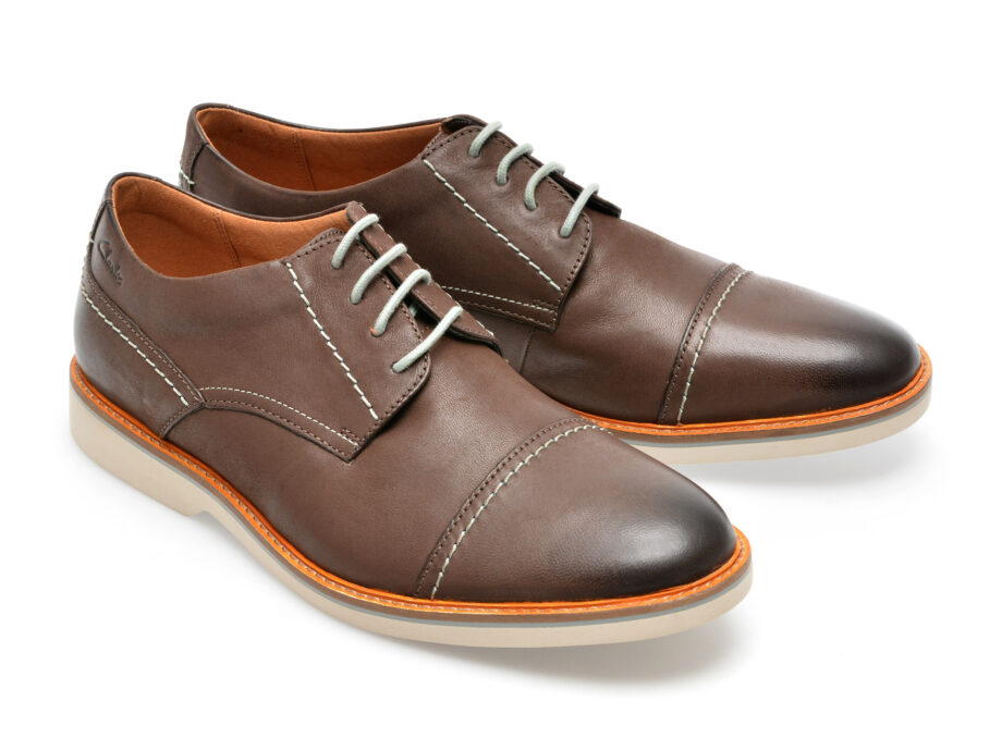 Comandă Încălțăminte Damă, la Reducere  Pantofi CLARKS maro, ATTICUS LT CAP 0912, din piele naturala Branduri de top ✓