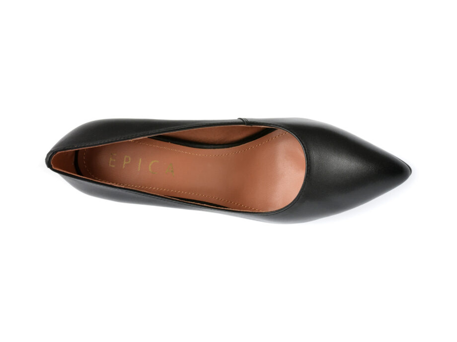 Comandă Încălțăminte Damă, la Reducere  Pantofi EPICA negri, EE434, din piele naturala Branduri de top ✓