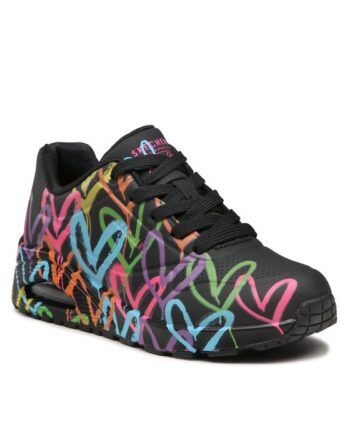 Skechers Sneakers Highlight Love 177981/BKMT Negru