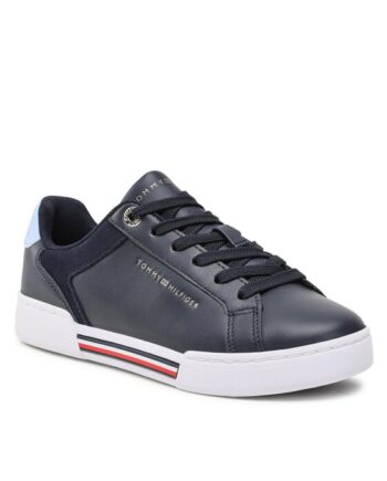 Tommy Hilfiger Sneakers Court Sneaker Global Stripes FW0FW07118 Bleumarin