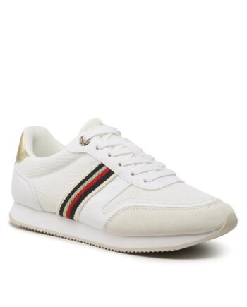 Tommy Hilfiger Sneakers Essential Runner FW0FW07163 Alb