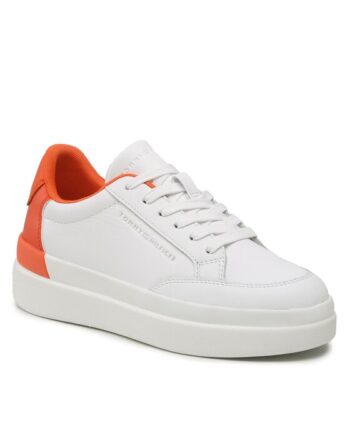 Tommy Hilfiger Sneakers Feminine Sneaker With Color Pop FW0FW06896 Alb