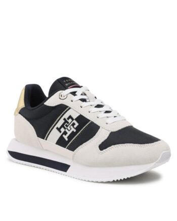 Tommy Hilfiger Sneakers Runner With Th Webbing Gold FW0FW07173 Bej