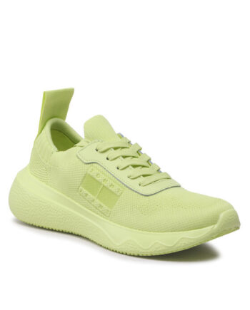 Tommy Jeans Sneakers Flexi Contrast Brand EN0EN02139 Verde