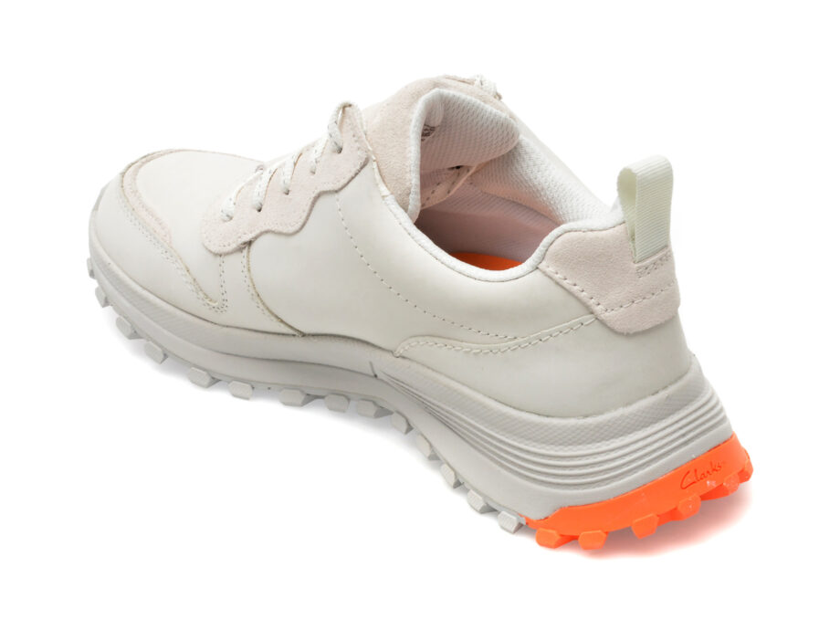 Comandă Încălțăminte Damă, la Reducere  Pantofi CLARKS albi, ATLTREKFREEWP 13-2, din nabuc Branduri de top ✓