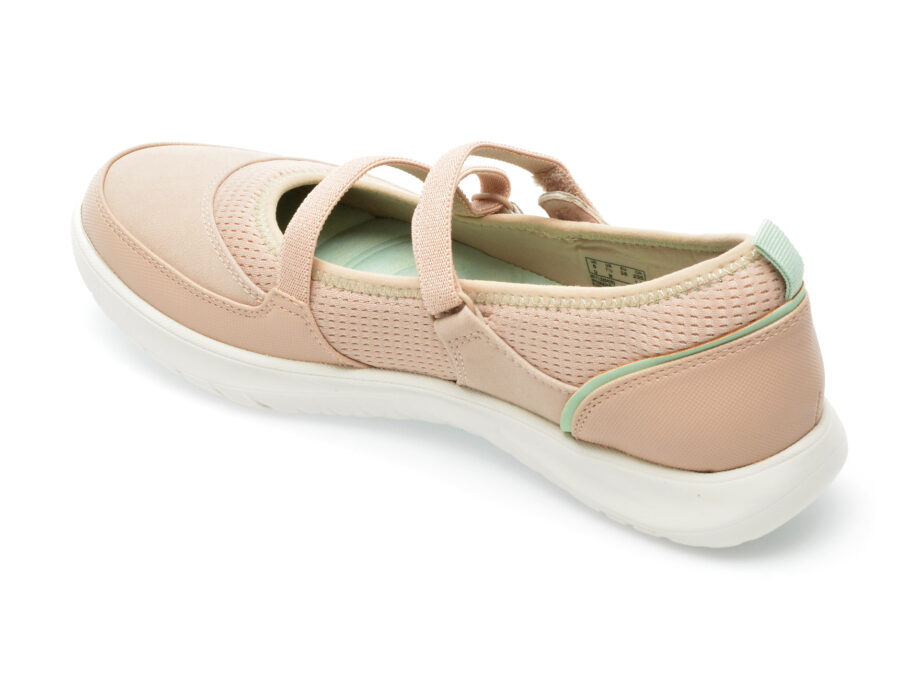 Comandă Încălțăminte Damă, la Reducere  Pantofi CLARKS nude, ADELLA SAIL 0912, din material textil Branduri de top ✓