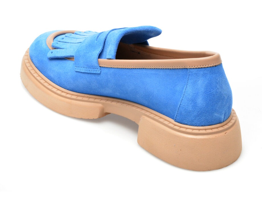Comandă Încălțăminte Damă, la Reducere  Pantofi EPICA albastri, 116723, din piele intoarsa Branduri de top ✓
