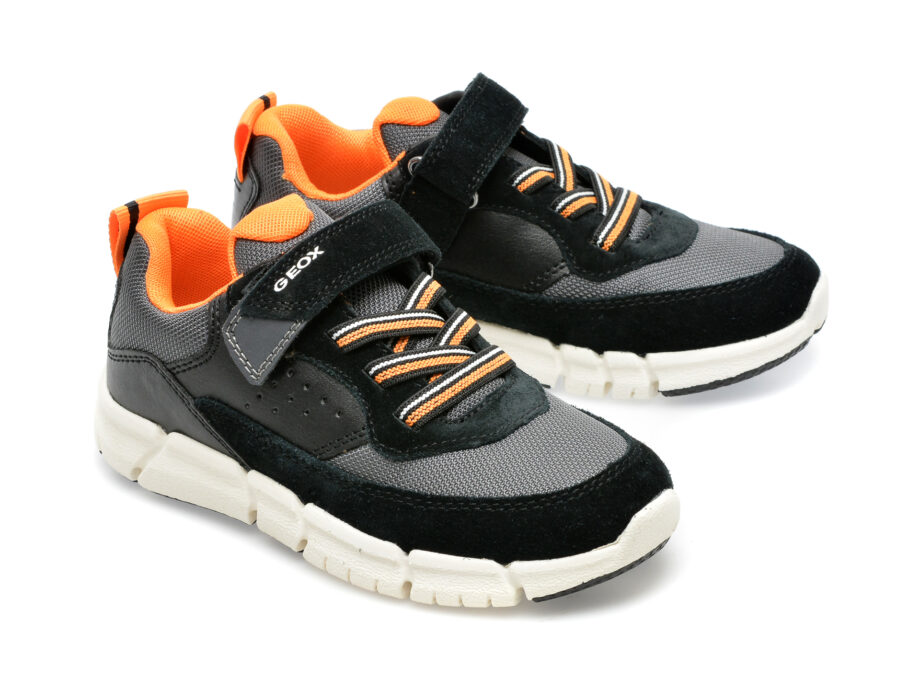 Comandă Încălțăminte Damă, la Reducere  Pantofi GEOX negri, J359BB, din material textil Branduri de top ✓