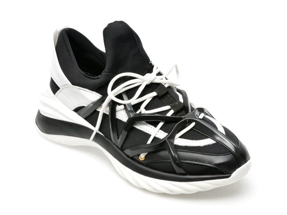 Pantofi GRYXX alb-negru