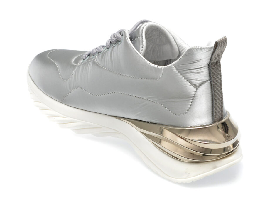 Comandă Încălțăminte Damă, la Reducere  Pantofi GRYXX argintii, P2411, din material textil Branduri de top ✓