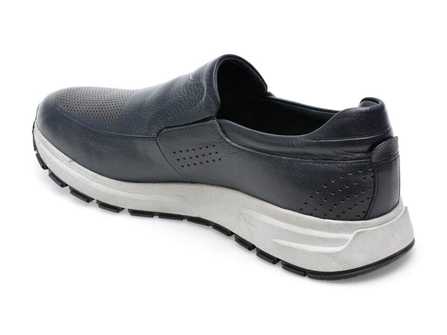 Comandă Încălțăminte Damă, la Reducere  Pantofi OTTER bleumarin, 121EXP, din piele naturala Branduri de top ✓