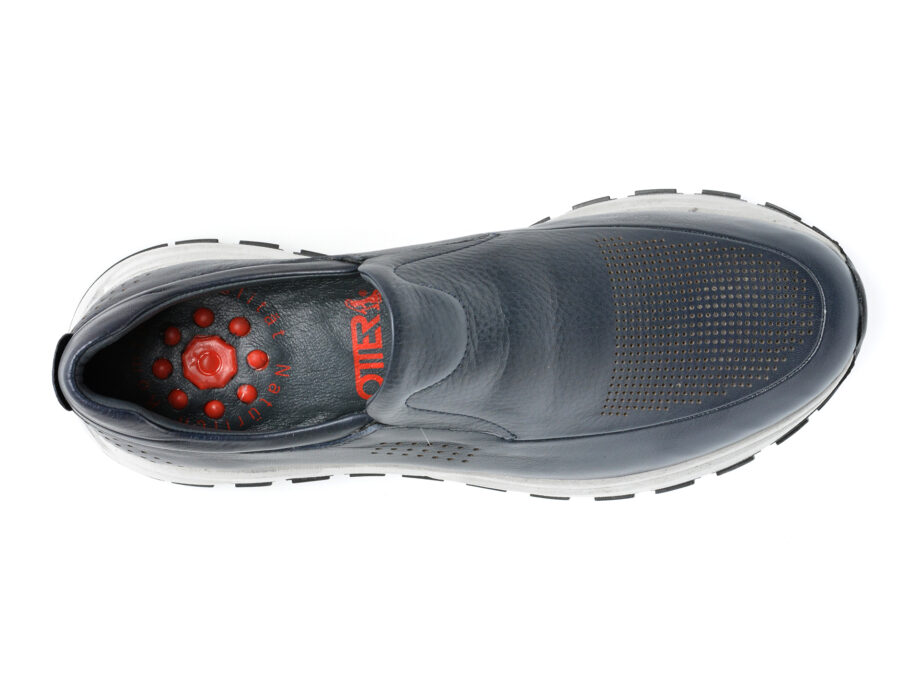 Comandă Încălțăminte Damă, la Reducere  Pantofi OTTER bleumarin, 121EXP, din piele naturala Branduri de top ✓