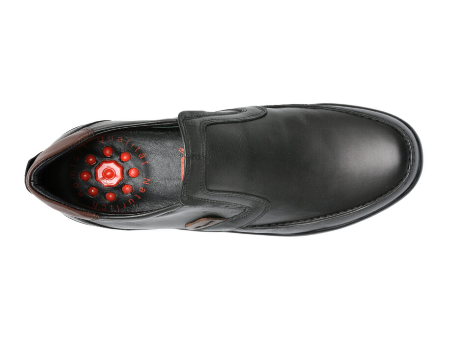 Comandă Încălțăminte Damă, la Reducere  Pantofi OTTER negri, 220, din piele naturala Branduri de top ✓