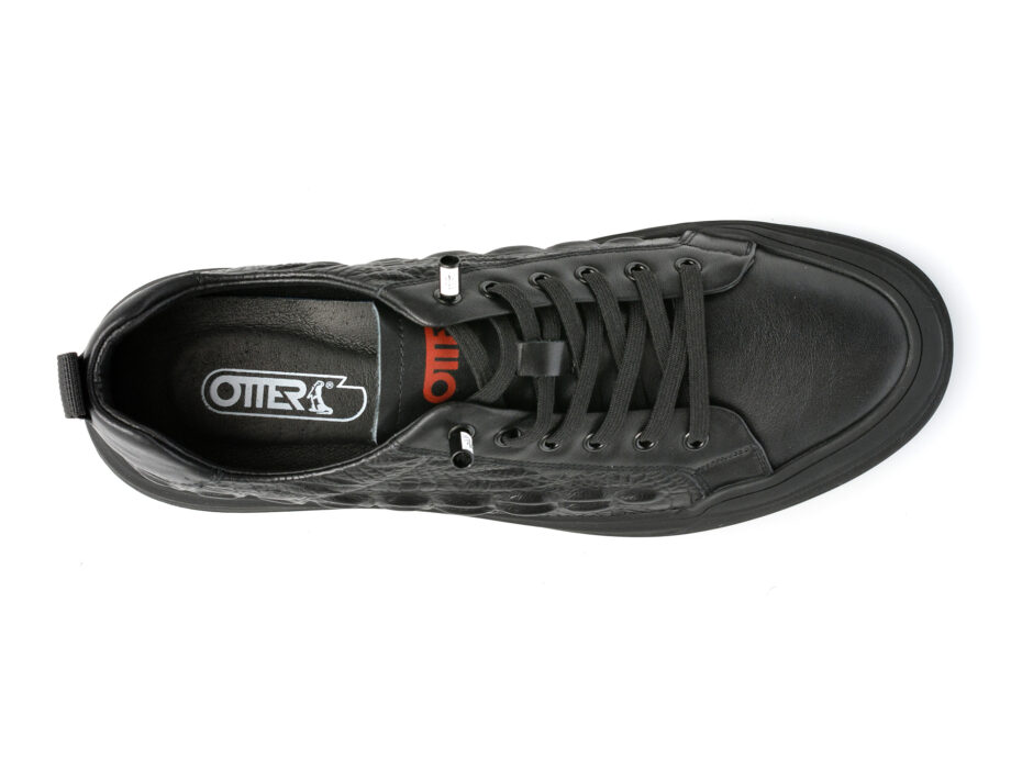 Comandă Încălțăminte Damă, la Reducere  Pantofi OTTER negri, E195, din piele naturala Branduri de top ✓