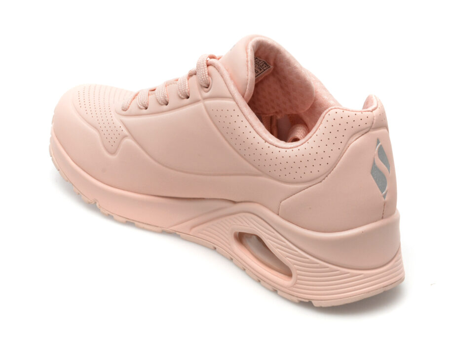 Comandă Încălțăminte Damă, la Reducere  Pantofi SKECHERS roz, UNO, din piele ecologica Branduri de top ✓