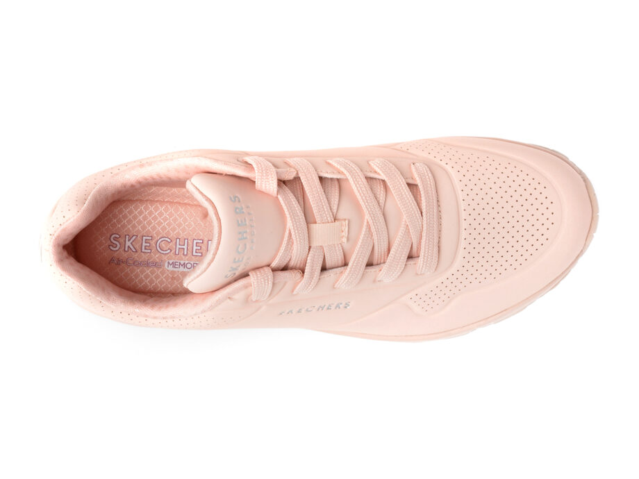 Comandă Încălțăminte Damă, la Reducere  Pantofi SKECHERS roz, UNO, din piele ecologica Branduri de top ✓