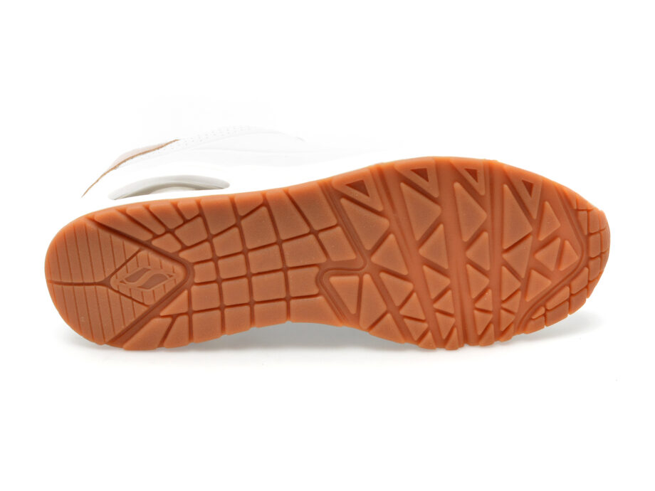 Comandă Încălțăminte Damă, la Reducere  Pantofi sport SKECHERS albi, UNO, din piele ecologica Branduri de top ✓