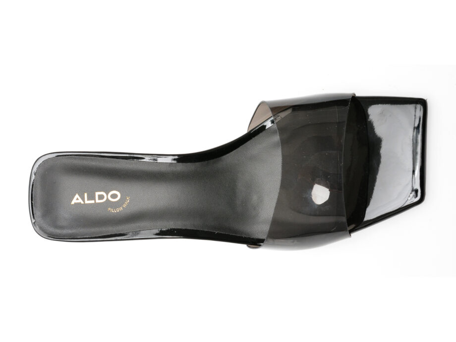 Comandă Încălțăminte Damă, la Reducere  Papuci ALDO negre, CASABLANCA001, din pvc Branduri de top ✓