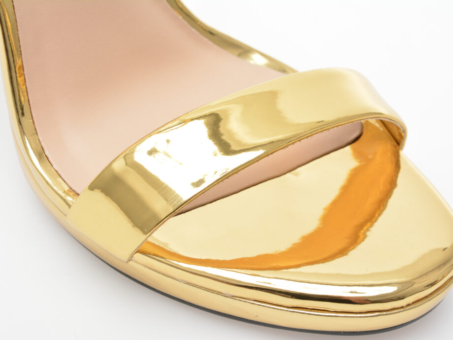 Comandă Încălțăminte Damă, la Reducere  Sandale ALDO aurii, KAT715, din piele ecologica Branduri de top ✓