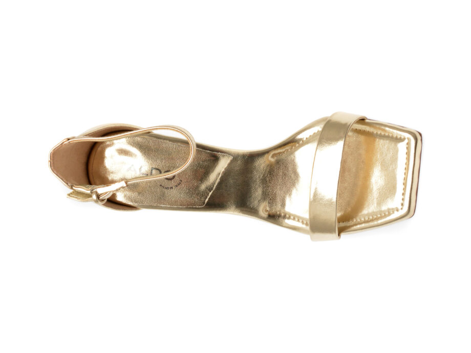 Comandă Încălțăminte Damă, la Reducere  Sandale ALDO aurii, RENZA710, din piele ecologica Branduri de top ✓