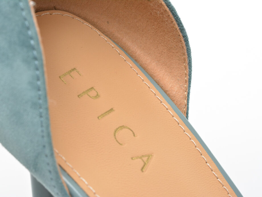 Comandă Încălțăminte Damă, la Reducere  Sandale EPICA albastre, 6064C6, din piele intoarsa Branduri de top ✓