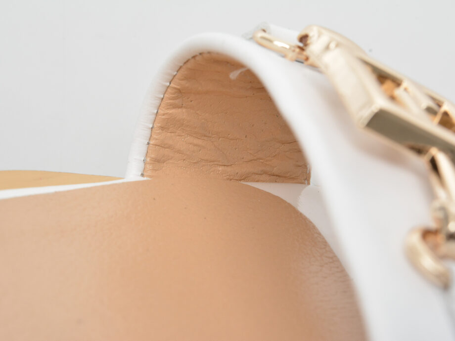 Comandă Încălțăminte Damă, la Reducere  Sandale EPICA albe, 441555, din piele naturala Branduri de top ✓