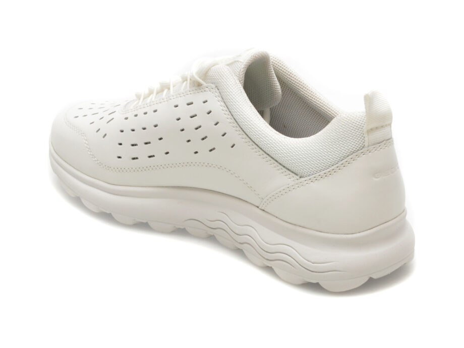 Comandă Încălțăminte Damă, la Reducere  Pantofi GEOX albi, D45NUD, din piele naturala Branduri de top ✓