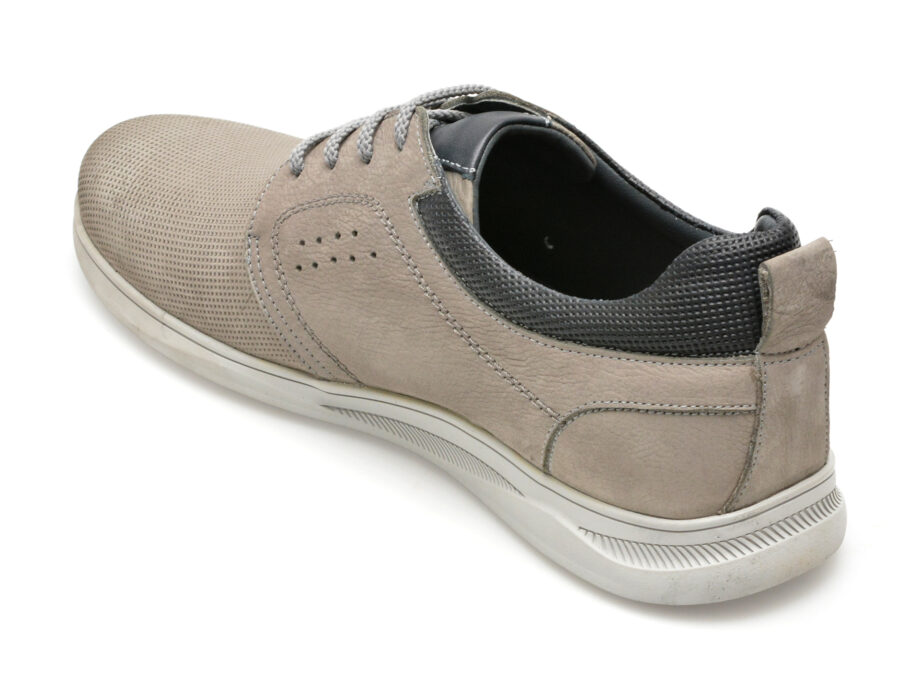 Comandă Încălțăminte Damă, la Reducere  Pantofi OTTER gri, 249109, din nabuc Branduri de top ✓