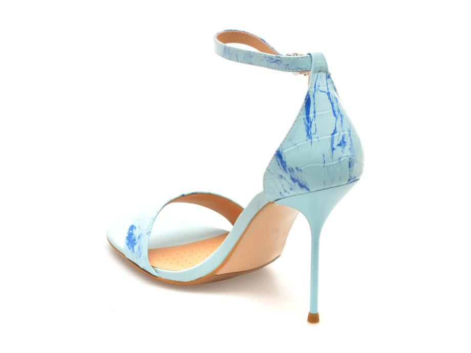 Comandă Încălțăminte Damă, la Reducere  Sandale elegante EPICA albastre, 6791, din piele naturala Branduri de top ✓
