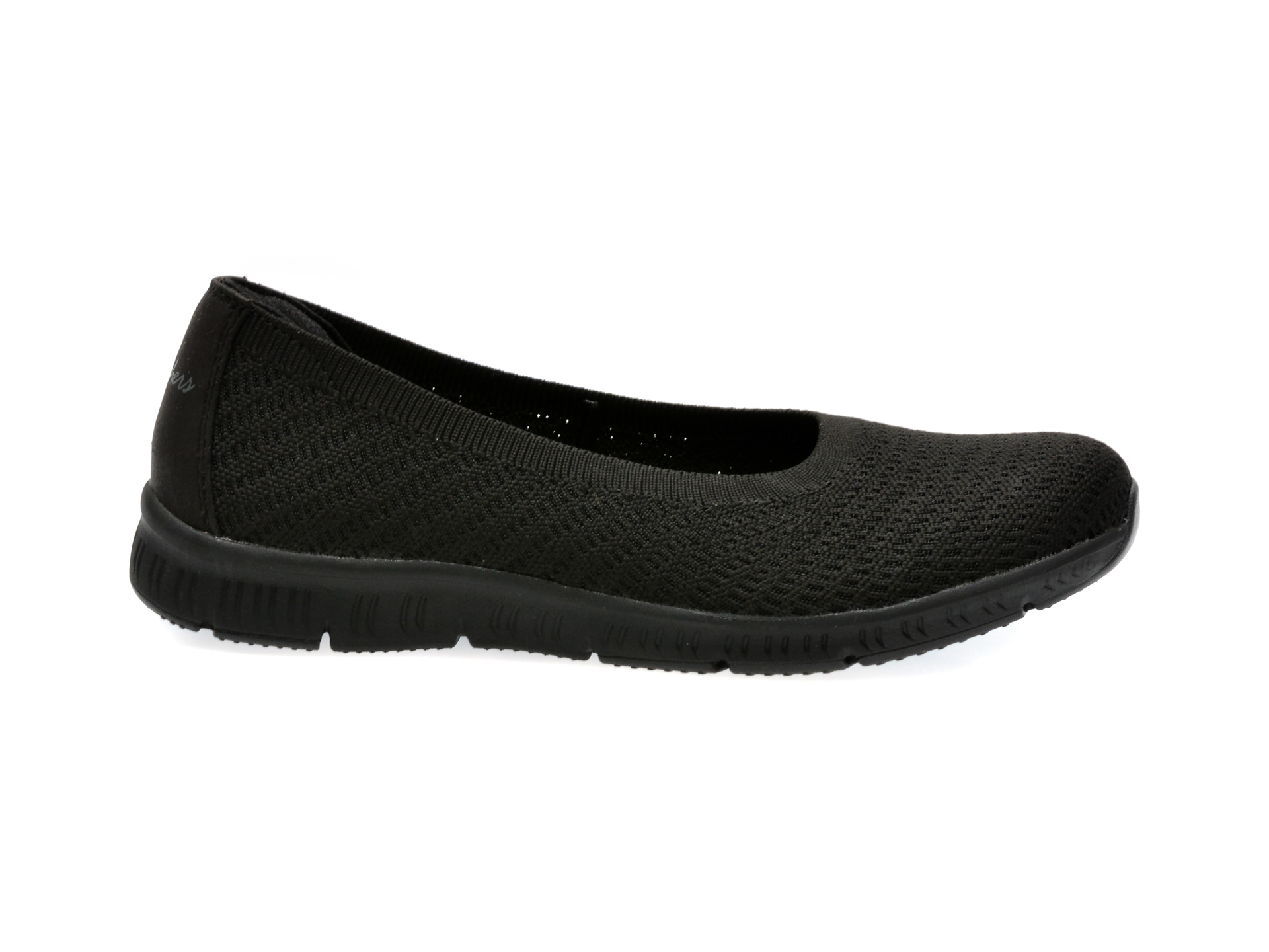 Balerini casual SKECHERS negri, BE-COOL, din material textil