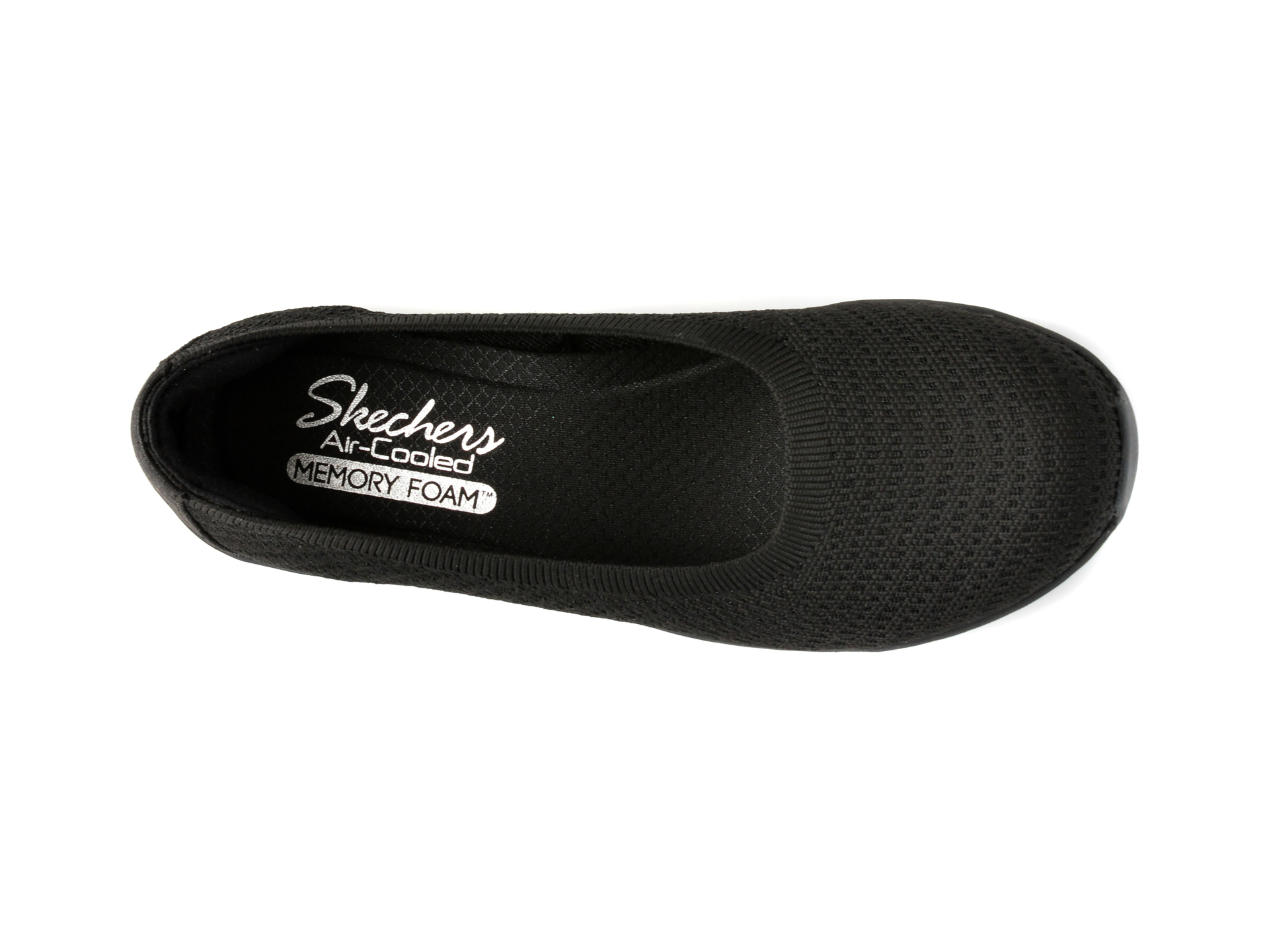 Balerini casual SKECHERS negri, BE-COOL, din material textil - imagine 6