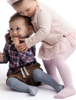 Ciorapi bebelusi vascoza raiati Knittex Puchatki 100 den