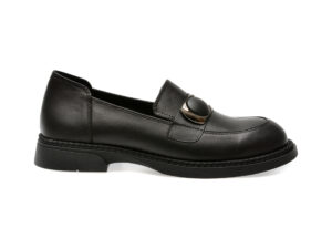 Mocasini casual EPICA negri, 381104, din piele naturala