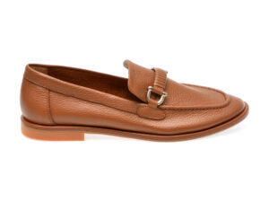 Mocasini casual IMAGE maro, 2602510, din piele naturala