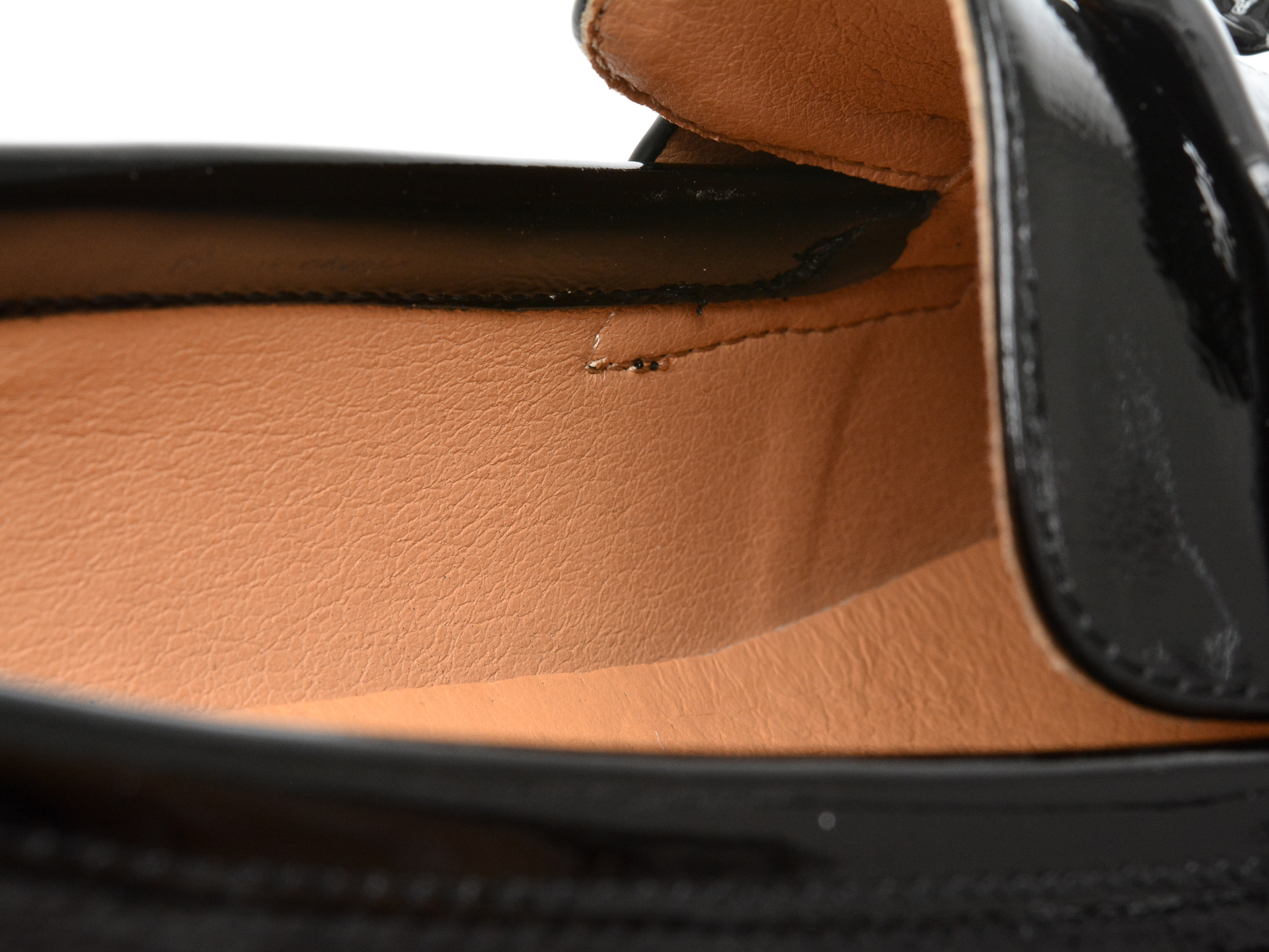 Mocasini casual IMAGE negri, V856C15, din piele naturala lacuita - imagine 3