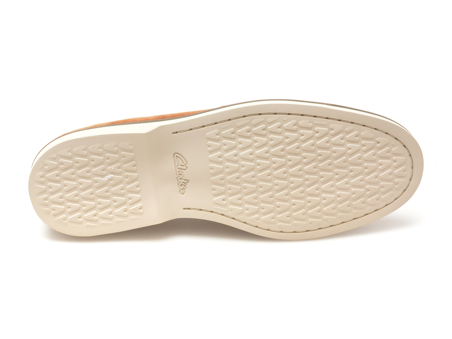 Mocasini CLARKS maro, ATTICUS LT SLIP, din piele intoarsa - imagine 7
